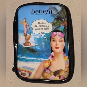 Benefit Women's Hawaii Cosmetic Bag Travel Makeup Case